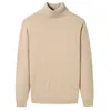 Herrtröjor koreanska män tröja 2022 turtleneck stickad pullover hösttröja de hombre fashionabla manliga vinterkläder pull hommemen's