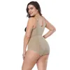 Kvinnor Sexig bantning Formewear Plus Size Midjetränare Shaper Underwear Postpartum Recover Bodysuit Body Control Corset Lingerie L220802