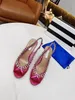 Paris Fashion Week banquet high-heeled sandals women's slippers designer luxury high heels elegant Rhinestone decorative fish mouth shoes size 35-42