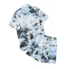 T-shirty męskie haftowane i wydrukowane letnie zużycie w stylu polarnym z ulicą czystą bawełną 21e
