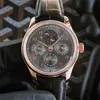 Montre de Luxe Mężczyzny zegarki 41x13mm 52610 Automatyczny ruch mechaniczny z datą, miesiącem, tygodniem i kalendarzami luksusowe designerskie zegarki zegarki zegarków