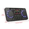 New Design Pro Live Streaming Sound Card 10 Sound Adjustable Effects BT 4.0 Audio Interface Mixer for Phone PC Computer Usb