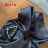 Classic Black Hair Ties High Elastic Designer Rubber Bands Triangle Badge Ponytail Holder Hair Ring Simple Hairs Rope