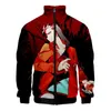 Мужские куртки мода 3D Printed Куртка Hamatora Anime Мужская женская весенняя осень осенний zip Zip Coat Harajuku Cardigan Stand Courtkmen