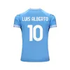 2023 2024 Lazio Soccer Jerseys 10 -årsjubileum 23 24 Latium Camiseta de Futbol Immobile Luis Alberto Zaccagni Sergej Pedro Football Shirts Men Kids Kits Anderson