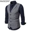 Hommes Costume Gilet De Mode Slim Fit Mince Plaid Hommes Gilet Tops Slim Business Gilet Gilet Homme Angleterre Style Mâle Loisirs Costumes 220704