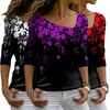 여자 블라우스 셔츠 멋진 여성 블라우스 통기성 꽃 프린트 셔츠 최고 대형 간단한 의류 우아한 봄