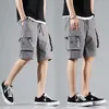 EAEOVNI Summer Fashion Cargo Shorts Men Harajuku Streetwear Joggers Hip Hop Mens Multi Pocket Beach 220715