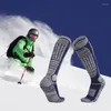 Sport-Sportsocken KoKossi, verdickte Ski-Handtuch-Unterseite, Bergsteigen, tragbar, weich, schweißabsorbierend, für Männer und Frauen, Outdoor, lange Röhrensocken