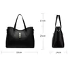 HBP Fashion Women Women Sumbag сумки сумки для плеча, дамы ретро -кошелек черный
