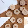 13 styles aimant de réfrigérateur en bois ouvre-bouteille de bière réfrigérateur en bois message aimant autocollant créatif camping portable décoration de la maison