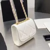 Wholesale Trend Classic Mini Flap Crossbody Bag Square Lambskin Candy Color Quilted Diamond Ridge Weave Gold Chain Adjustable Shoulder Strap Designer