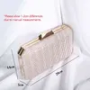 Bolsos de noche Bolso de mano con lentejuelas brillantes para mujer, bolso de noche, pequeño bolso de fiesta, bolso de hombro con cadena, bolso de diseñador de lujo para mujer X684h 220318