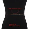 Chaînes de la ceinture de la taille de la taille mince en métal simple pour femmes Lady Sexy Summer Bikini Bikini Bage Accessoires Body Body Bielry Party