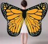 Carnival Women's Monarch Butterfly Wings Animal Dress Up Futterfly Wings Costume Nymph Pixie Shawl Soft Chiffon