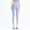 LL-CK005 Completi da yoga per donna Pantaloni Pantaloni skinny Collant slim Excerise Sport Palestra Corsa Pantaloni lunghi Vita elastica