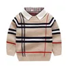 Inverno Autunno Ragazzi Sweatershirt Marca Maglione Cappotto Giacca Per Toddle Baby Boy Maglione 2 3 4 5 6 7 Anni ragazzi Vestiti