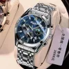 Men's Tracksuits Top Luxe Naviforce Horloges Voor Mannen Mode Sport Chronograaf Quartz Horloge Man Militaire Lederen Band Waterdicht KlokMen