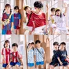 Barn Ungdom Fotboll Jerseys Uniforms Sportkläder Barn Blank Fotbolls Kits Andas Barn och Tjejer Training Shorts Sets