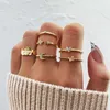 Wedding Rings 6x Boho Butterfly Star Stackable Finger Midi Pack Vintage Band Ring L5YB Wynn22