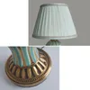 Pastoral Style Ceramic Vase Table Lamp For Bedroom Living Room European retro Study desk lights Fabric Decor Light fixture