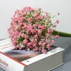16 Pcs/Bouquet Artificial Flower Plastic Gypsophila Home Table Decor Babysbreath Bride Hold Flowers For Wedding