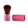 1PC Mini Retractable Makeup Brushes Make Up Tools Cosmetic Face Foundation Loose Powder Brush