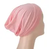 Mulheres sob lenço Hijab Tube Bonnet Bone Chemo Hat Modelo