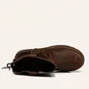 Bottes de neige Vintage chaussures en daim chaudes pour hommes bottes en cuir souple hommes p20d50