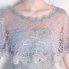스카프 패션 숄 자수 꽃 레이스 아플리케 케이프 랩 흰색 웨딩 신부 관점 풀버 어깨 커버 2023
