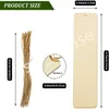 10pcs/set Unfinished Wood Slice DIY Crafts Bookmark Garment Clothing Tag Gift Bags Hanging Label Decor