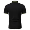 Summer High Quality Casual Business Social Short Sleeve s Shirts Stand Collar Comfortable Polo Shirt Men 220618