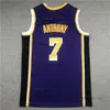 Retro Basketball jerseys 7# Carmelo Kevin Kyle Anthony Durant Lowr 5 De'Aaron 6 Alex Fox Caruso Jame Same number for different teams jersey