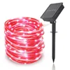 Strings Solar Outdoor String Lights Waterproof Tube Home Garden Lamp Fairy Christmas Tree Holiday Wedding DecorationLED LED