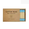 Démaquillant de couleur Cotons-tiges propres Cotons à tête ronde pointue Bâton de coton Bourgeon Nez Oreille Tampons de nettoyage Cotonete Outils de maquillage ZL0907