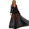 2022 Crystals arabes Robes de soirée Sirène style Dubaï Dubaï Indian Formal V Neck One Sleeve Cape Beads Long Trumpet Prom Robe