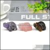 Sten lösa pärlor smycken 1.5 "naturlig sköldpaddsstaty helande kristall kvart hand snidad havssköldpadda figur reiki pärla fengshui hem dekora