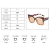 Sonnenbrille HKNA 2022 Cat Eye Frauen Luxus Quadrat Übergroße Brille Großer Rahmen Gradient Shades für ganze Gafas de Sol1483970