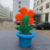 Reklam/ Promosyon/ Etkinlikler için Flowerpot'ta Zarif El Yapımı Şişirilebilir Ayçiçeği Model Çiçekler Çin'de Yapılan Dekorasyon