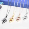 Bijoux de crémation en acier inoxydable pour cendres L'oeil de mon coeur Bijoux commémoratifs gravés pour collier pendentif urne Y220523