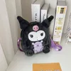 Kawaii Sanrioed mon cannamorol kuromi dessin animé sac en peluche molle en peluche fille fille sac à dos cadeaux d'anniversaire jouet 220725