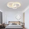 Plafoniere Lampadari moderni a LED per camera da letto Soggiorno Sala studio Lampade minimaliste tonde/quadrate Apparecchi di illuminazione per interni