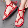 Sandals Men Shoes 2022 City Leisure Fashion Nylon Lace-up Flat Male Summer Beach Non-slip Hiking