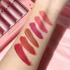 Brillant à lèvres dégradé rose tube glaçure ensemble velours mat coupe antiadhésive rouge à lèvres étiquette privée Logo personnalisé maquillage en vrac WholesaleLip Wish22