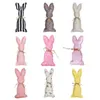 Accessoires de vacances pour KidsAdults Stress Supplies Hanging Rabbit Easter Peluche Artisanat Atmosphère Pendentif J220729