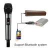 Microphones K18V Professional Portable USB Wireless Bluetooth Karaoke Microphone Speaker Home KTV For Music Playing And Singing