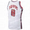James Mens Basketball Jerseys 10 K B 15 6 Ewing 8 Pippen 9 MJ Stitched Factory Retro Throwback 1992 2012 Jerseys