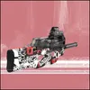 Gun Toys P90 Spielzeug Assat Sniper Wassermodell Outdoor-Aktivitäten CS-Spiel Elektro-Bursts Paintball-Pistole für Kinder Drop Lieferung 2021 DHRC2