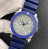 Blue Ceramic Bezel Watches Mens Watch Men Automatic 9010 Diver 300m 회색 스킨 다이얼 수중 화목 959 스포츠 대 Firenze 42mm Rub6990859