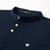 Kuegou Clothing Men's Polo Shirts Men for Menのための半袖ファッション刺繍高品質のスリムトッププラスサイズ3383 220707